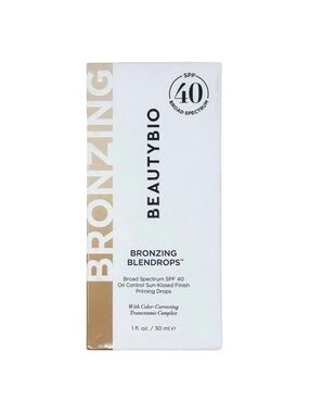 BeautyBio Bronzing Blendrops SPF 40 Oil Control Sun-Kissed Finish Priming Drops